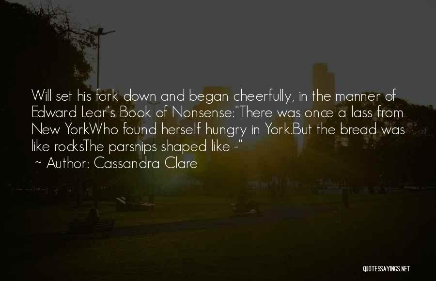 Parsnips Quotes By Cassandra Clare
