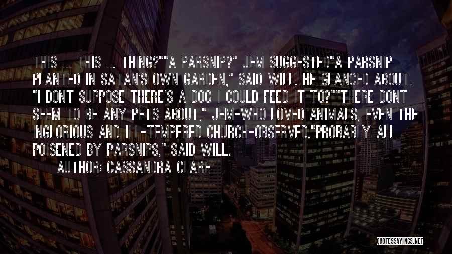 Parsnips Quotes By Cassandra Clare