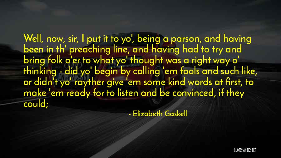 Parson Quotes By Elizabeth Gaskell