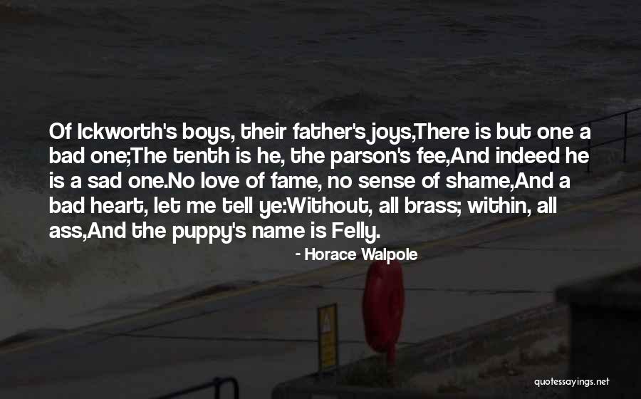 Parson Quotes By Horace Walpole