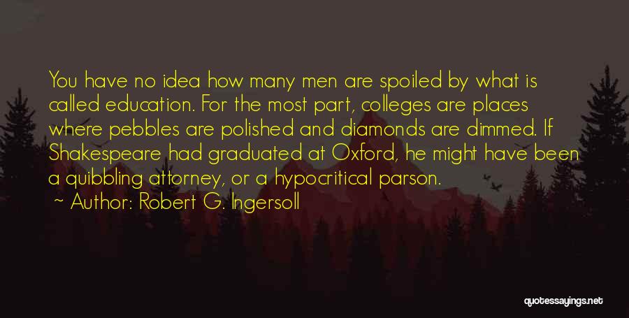 Parson Quotes By Robert G. Ingersoll