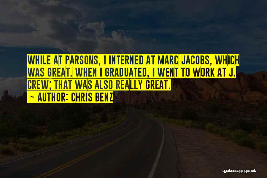 Parsons Quotes By Chris Benz