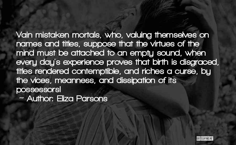 Parsons Quotes By Eliza Parsons