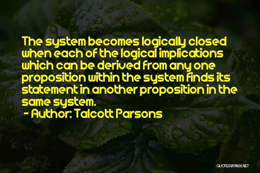 Parsons Quotes By Talcott Parsons