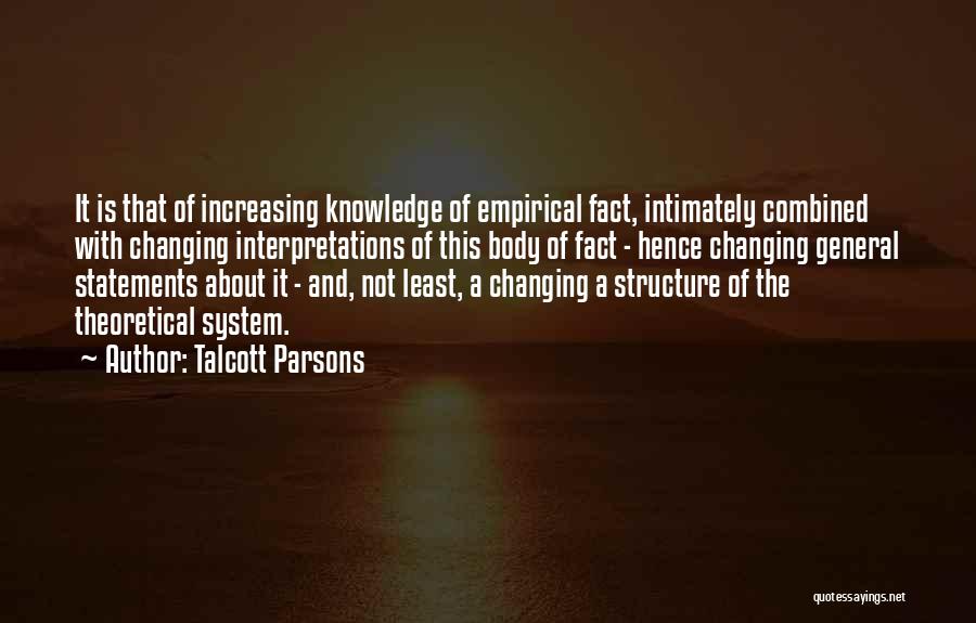 Parsons Quotes By Talcott Parsons