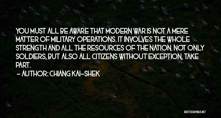 Part Of A Whole Quotes By Chiang Kai-shek