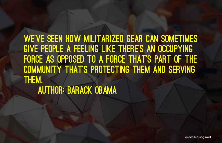 Part Of Community Quotes By Barack Obama