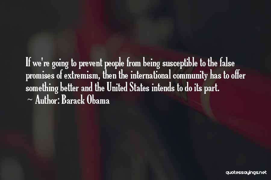 Part Of Community Quotes By Barack Obama