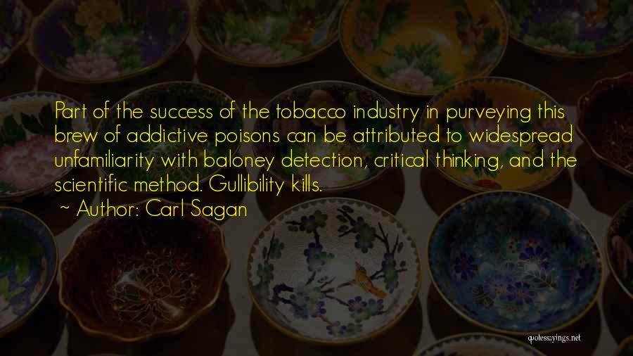 Part Of Success Quotes By Carl Sagan