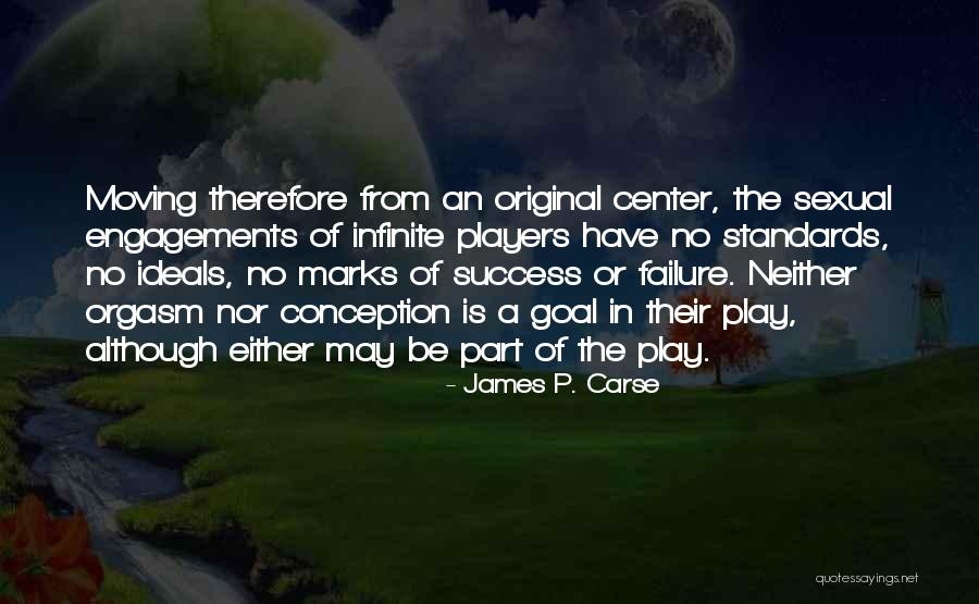 Part Of Success Quotes By James P. Carse