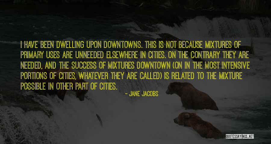 Part Of Success Quotes By Jane Jacobs