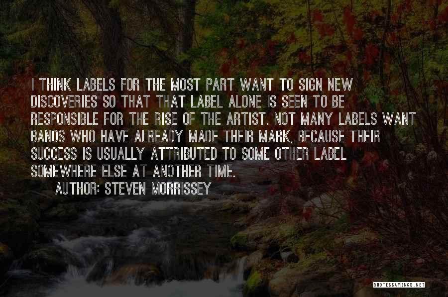 Part Of Success Quotes By Steven Morrissey