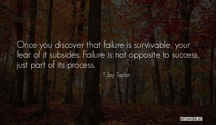 Part Of Success Quotes By T Jay Taylor