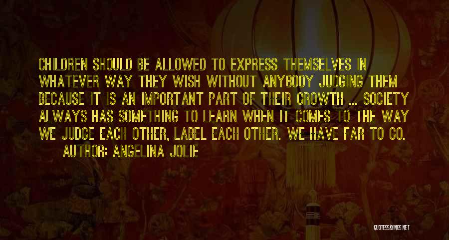 Part Way Quotes By Angelina Jolie