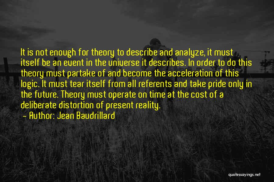 Partake Quotes By Jean Baudrillard