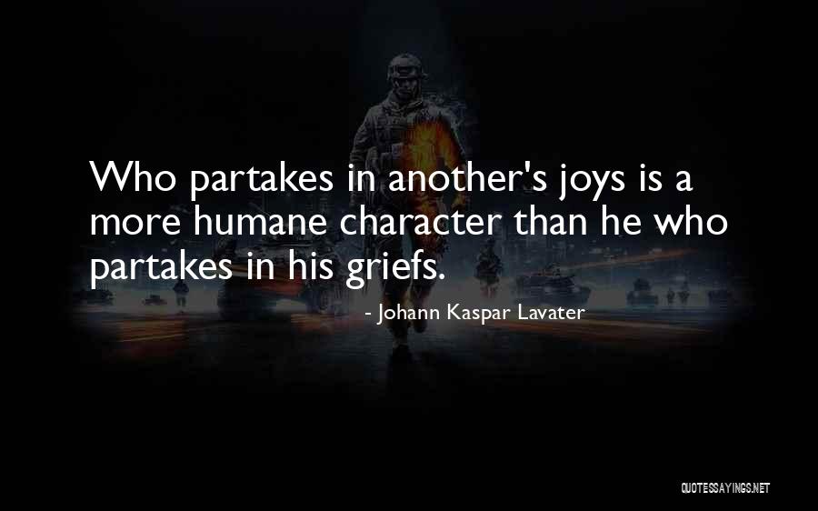 Partakes Quotes By Johann Kaspar Lavater Partakes Quotes By Johann Kaspar Lavater