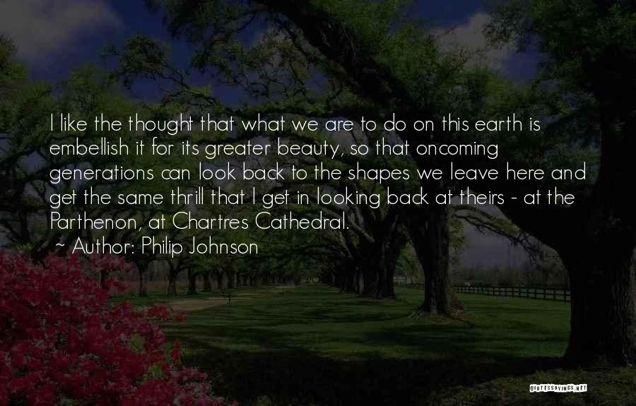Parthenon Quotes By Philip Johnson