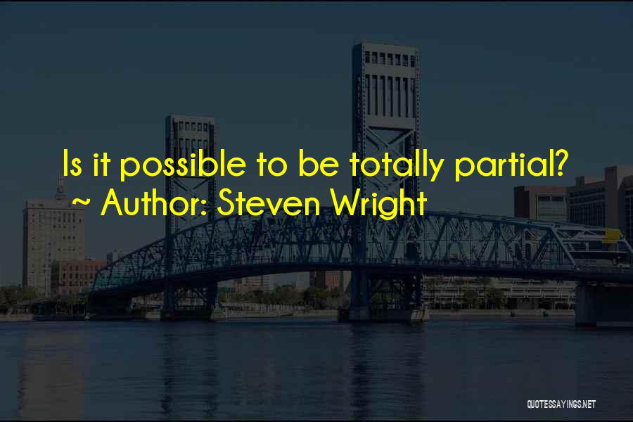 Partial Quotes By Steven Wright