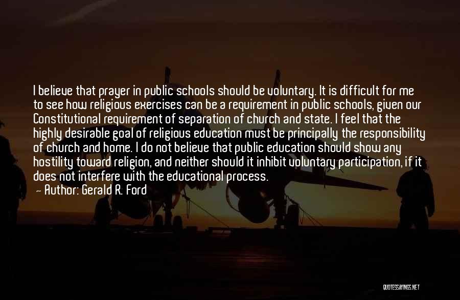 Participation And Responsibility Quotes By Gerald R. Ford