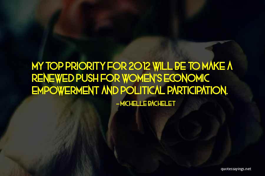 Participation Quotes By Michelle Bachelet