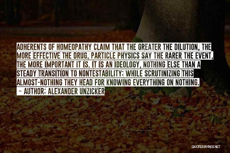 Particle Physics Quotes By Alexander Unzicker