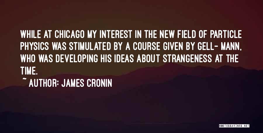 Particle Physics Quotes By James Cronin