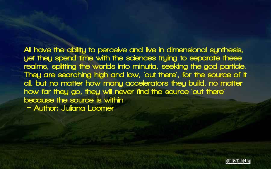 Particle Physics Quotes By Juliana Loomer