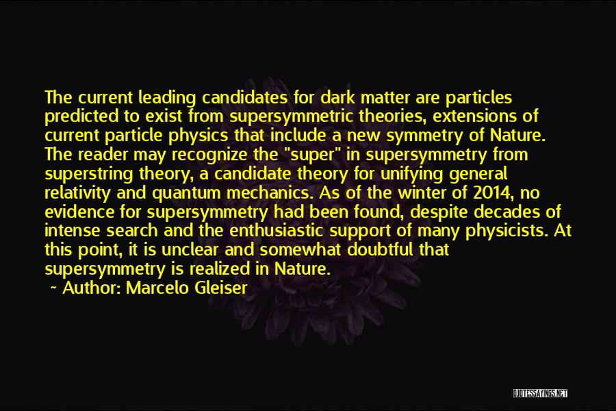 Particle Physics Quotes By Marcelo Gleiser