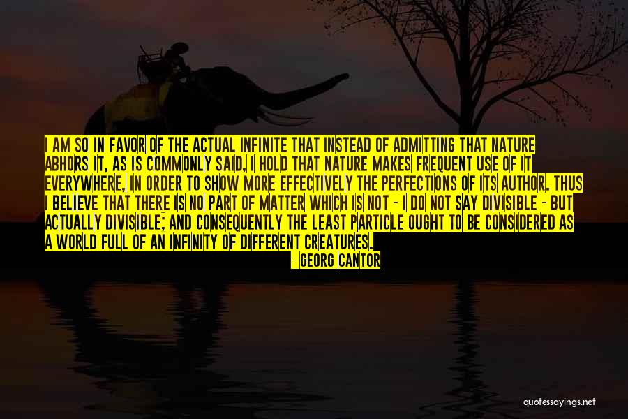 Particle Quotes By Georg Cantor Particle Quotes By Georg Cantor