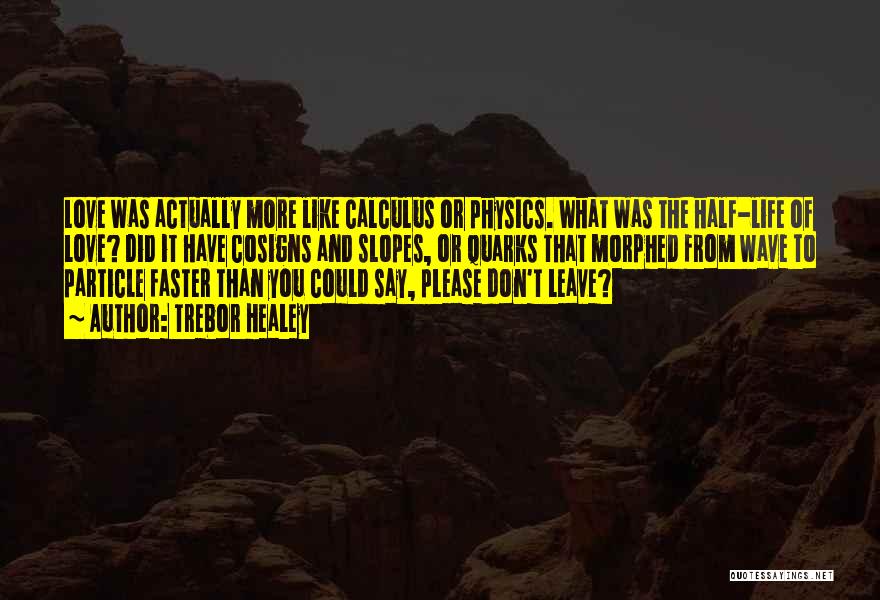 Particle Wave Quotes By Trebor Healey