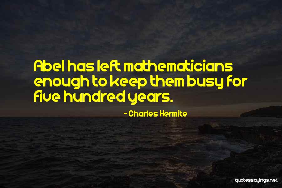 Particuliers Socgen Quotes By Charles Hermite