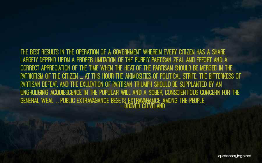 Partisan Political Quotes By Grover Cleveland Partisan Political Quotes By Grover Cleveland