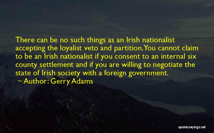 Partition Quotes By Gerry Adams