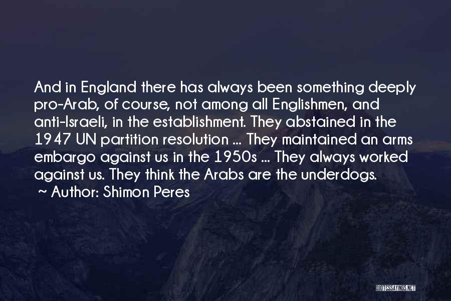 Partition Quotes By Shimon Peres