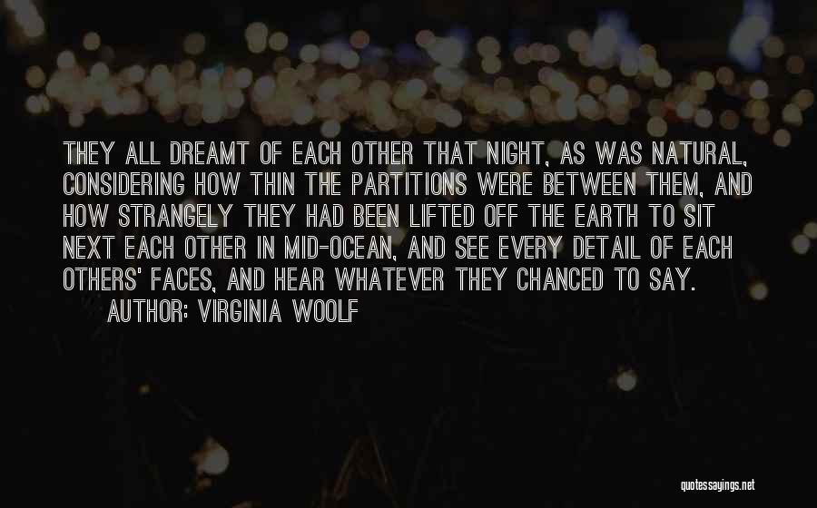 Partitions Quotes By Virginia Woolf