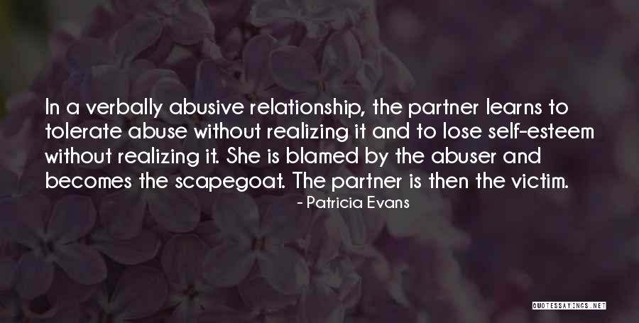 Partner Abuse Quotes By Patricia Evans Partner Abuse Quotes By Patricia Evans