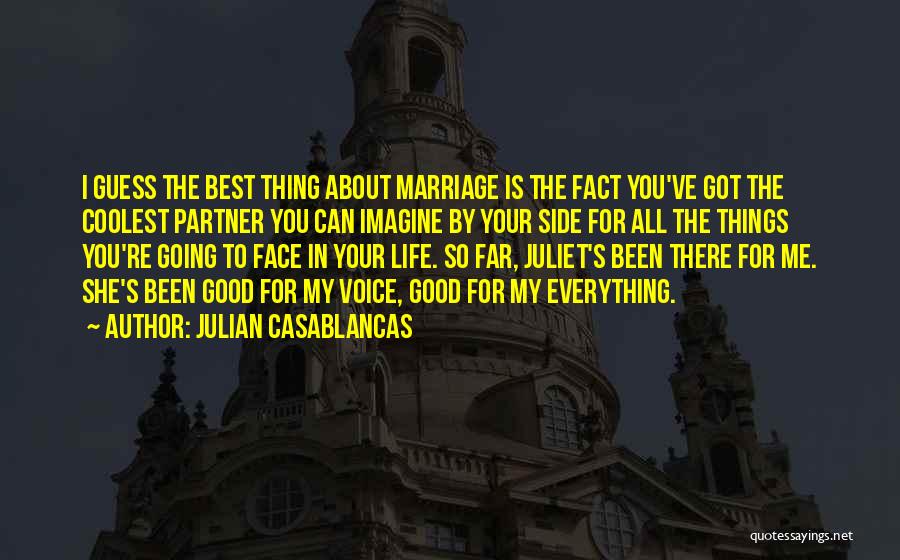 Partner For Life Quotes By Julian Casablancas