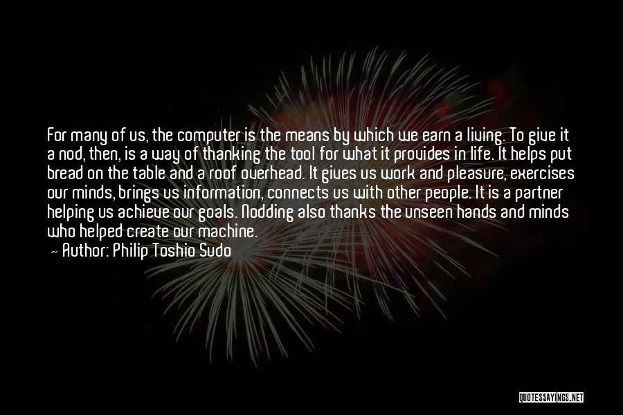 Partner For Life Quotes By Philip Toshio Sudo