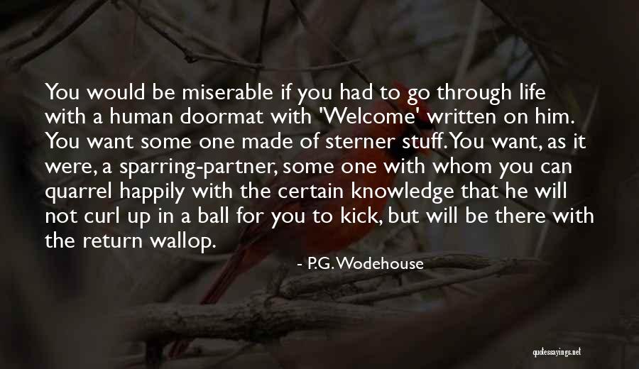 Partner In Life Quotes By P.G. Wodehouse Partner In Life Quotes By P.G. Wodehouse