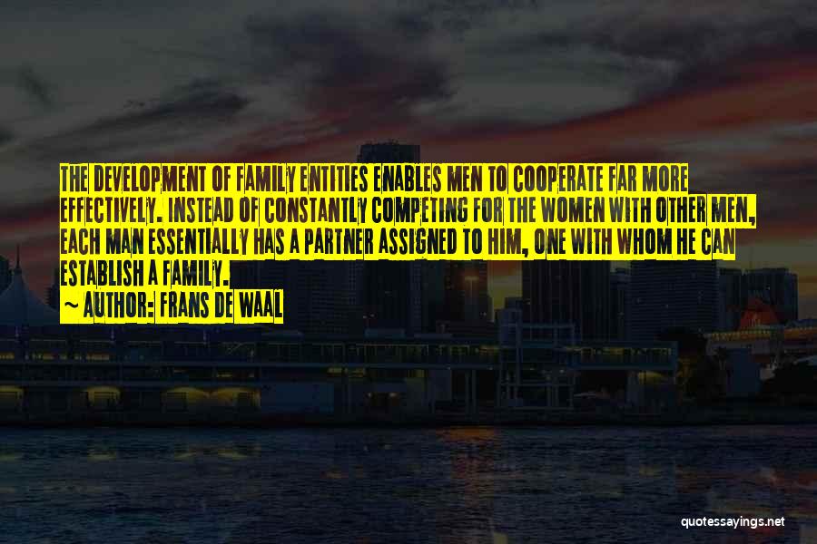Partners Family Quotes By Frans De Waal