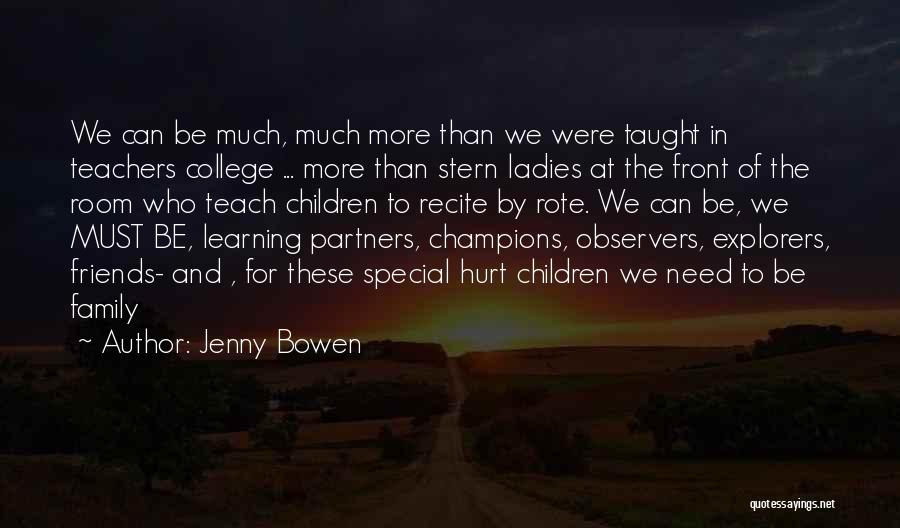 Partners Family Quotes By Jenny Bowen