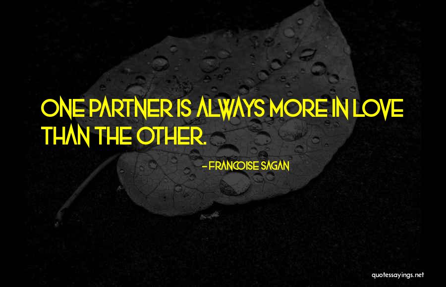 Partners Love Quotes By Francoise Sagan