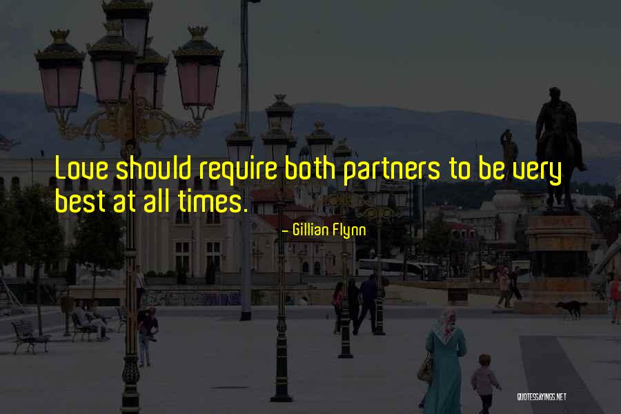 Partners Love Quotes By Gillian Flynn