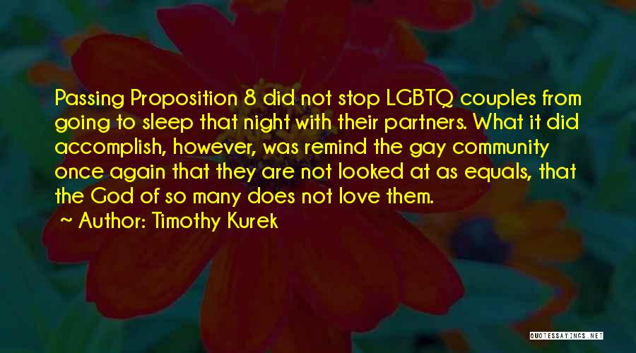 Partners Love Quotes By Timothy Kurek