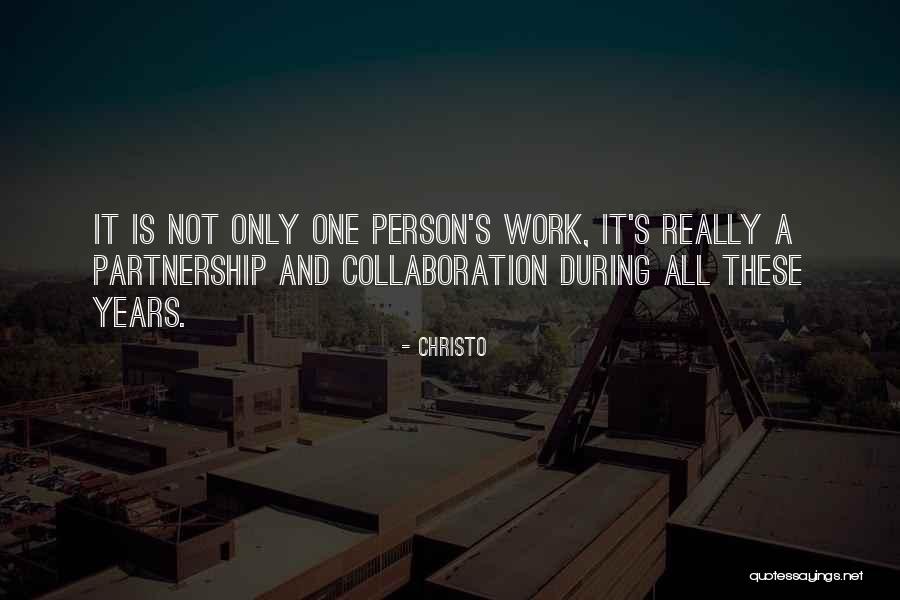 Partnership At Work Quotes By Christo Partnership At Work Quotes By Christo