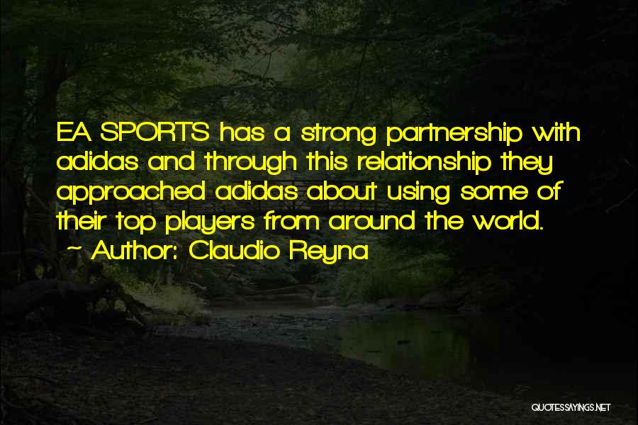 Partnership In A Relationship Quotes By Claudio Reyna