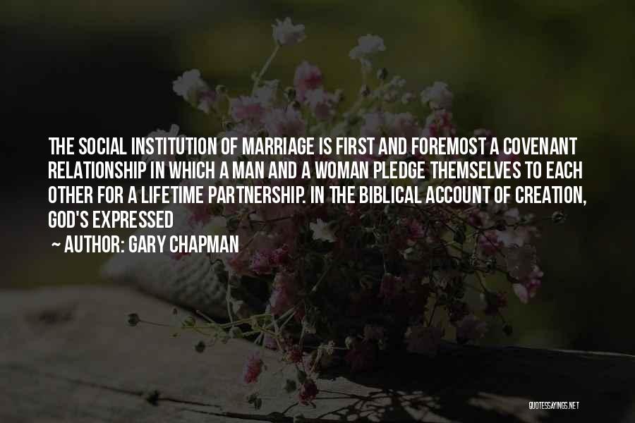 Partnership In A Relationship Quotes By Gary Chapman
