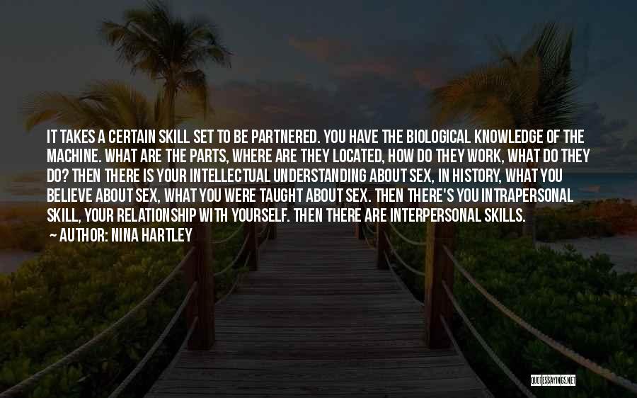 Partnership In A Relationship Quotes By Nina Hartley
