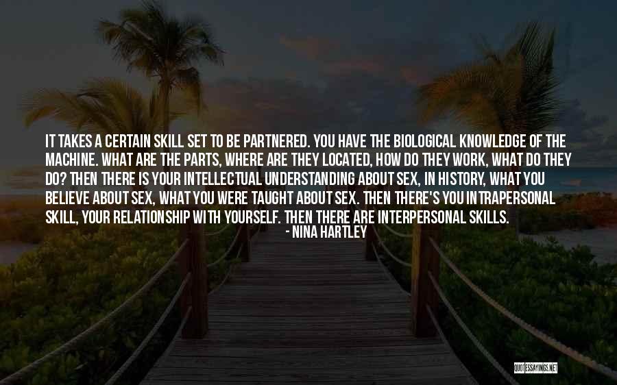 Partnership In Relationship Quotes By Nina Hartley Partnership In Relationship Quotes By Nina Hartley