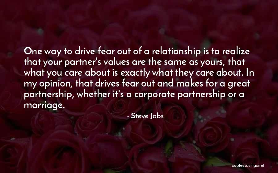 Partnership In Relationship Quotes By Steve Jobs Partnership In Relationship Quotes By Steve Jobs